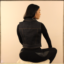 Load image into Gallery viewer, Original Dark Blue Denim Vest