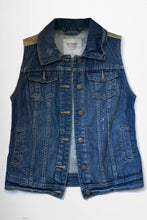 Load image into Gallery viewer, Aeternal Snakehead Girl III Denim Vest
