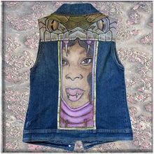 Load image into Gallery viewer, Aeternal Snakehead Girl III Denim Vest